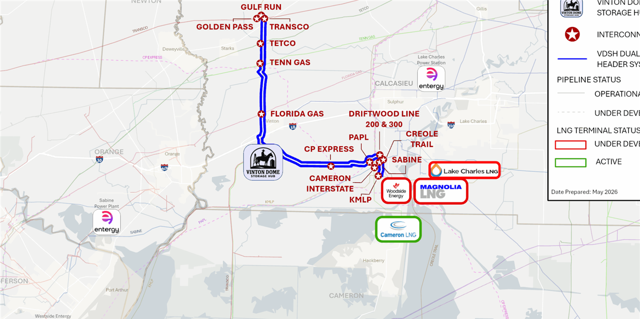 Vinton Dome storage project targets growing Gulf Coast gas balancing market
