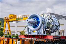 380 MW utility gas turbine developed by Doosan Enerbility