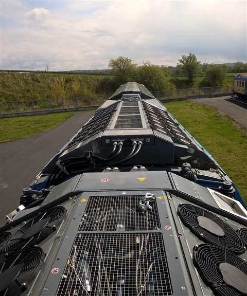 Cummins fuel cell train